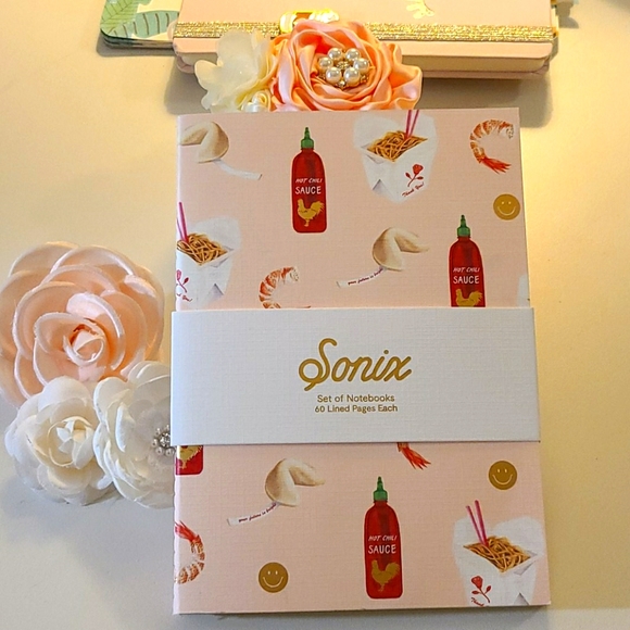 Sonix Other - 🥡 NWT Happy Sonix Chinese Takeout Notebooks Set